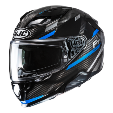 CASCO HJC F71 CARBON ESIRA NEGRO / AZUL