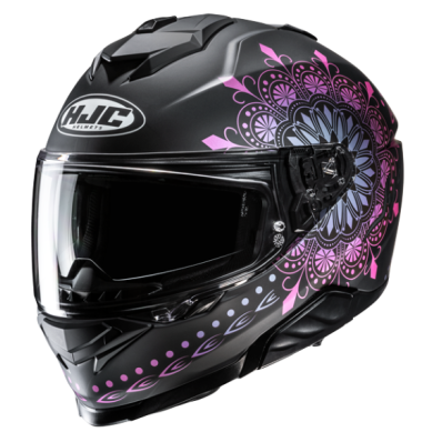 CASCO HJC I71 NIEL NEGRO / MORADO