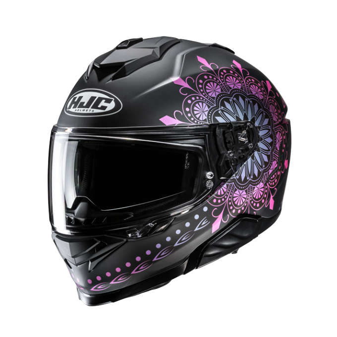 CASCO HJC I71 NIEL NEGRO / MORADO