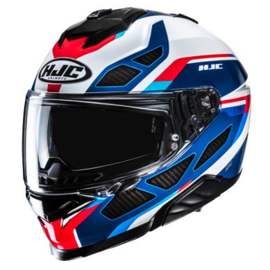 CASCO HJC I71 ZEST BLANCO / AZUL / ROJO