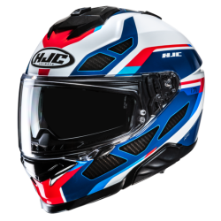 CASCO HJC I71 ZEST BLANCO / AZUL / ROJO