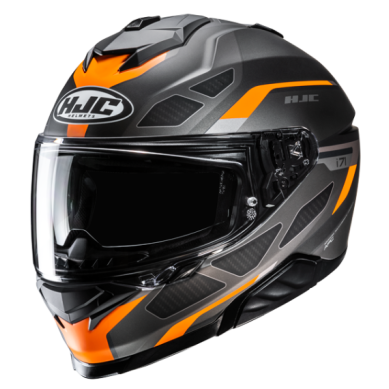 CASCO HJC I71 ZEST NEGRO / NARANJA