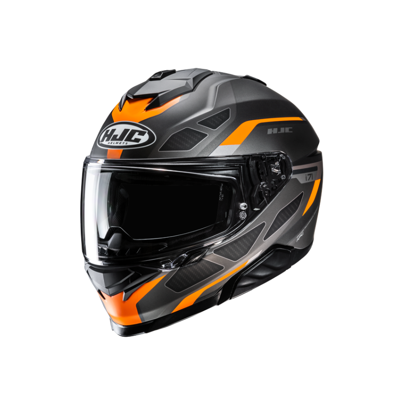 CASCO HJC I71 ZEST NEGRO / NARANJA