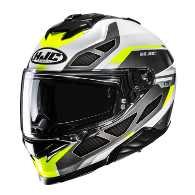 CASCO HJC I71 ZEST BLANCO / AMARILLO NEON