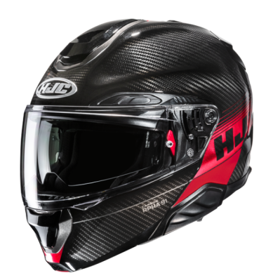 CASCO HJC RPHA 91 CARBON ELIG NEGRO / ROJO
