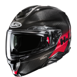 CASCO HJC RPHA 91 CARBON ELIG NEGRO / ROJO