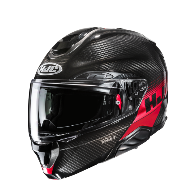 CASCO HJC RPHA 91 CARBON ELIG NEGRO / ROJO