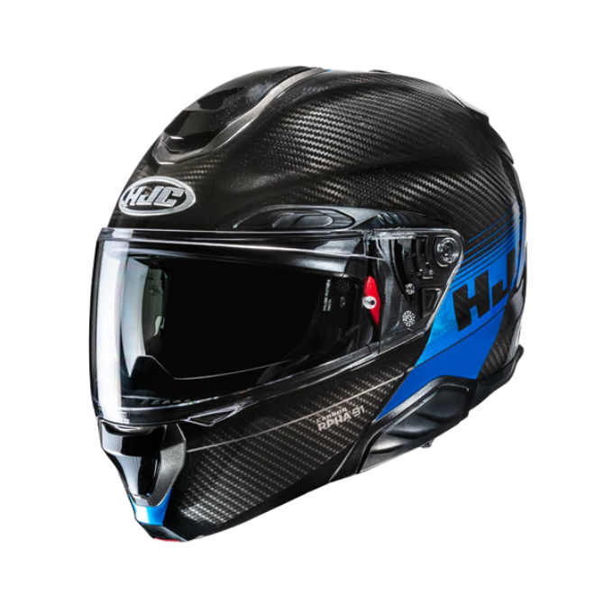 CASCO HJC RPHA 91 CARBON ELIG NEGRO / AZUL