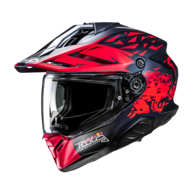 CASCO INTEGRAL HJC RPHA 60 SPIELBERG RED BULL NEGRO / ROJO