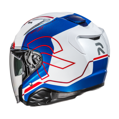CASCO JET HJC RPHA 31 DREEN BLANCO / AZUL / ROJO