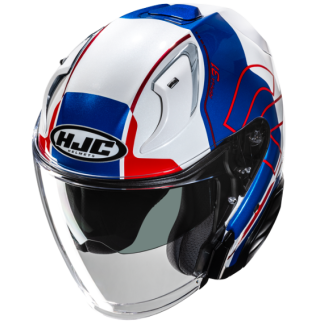 CASCO JET HJC RPHA 31 DREEN BLANCO / AZUL / ROJO