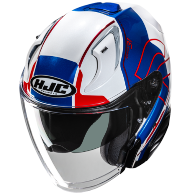 CASCO JET HJC RPHA 31 DREEN BLANCO / AZUL / ROJO