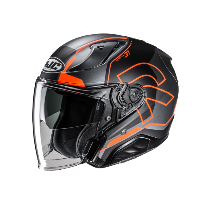 CASCO JET HJC RPHA 31 DREEN NEGRO / NARANJA