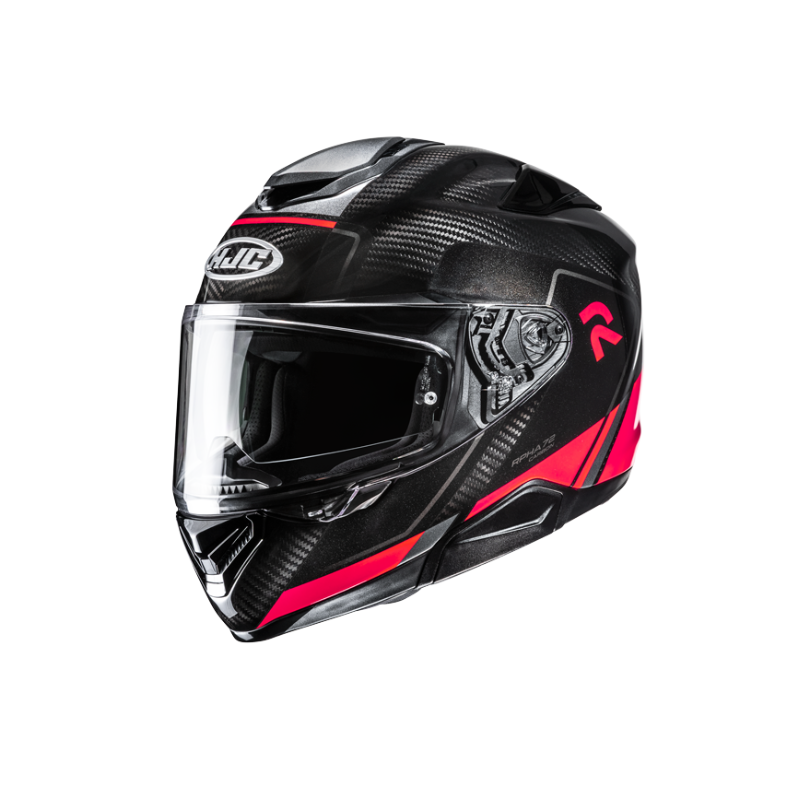 CASCO INTEGRAL HJC RPHA 72 CARBON FYNEX NEGRO / ROJO
