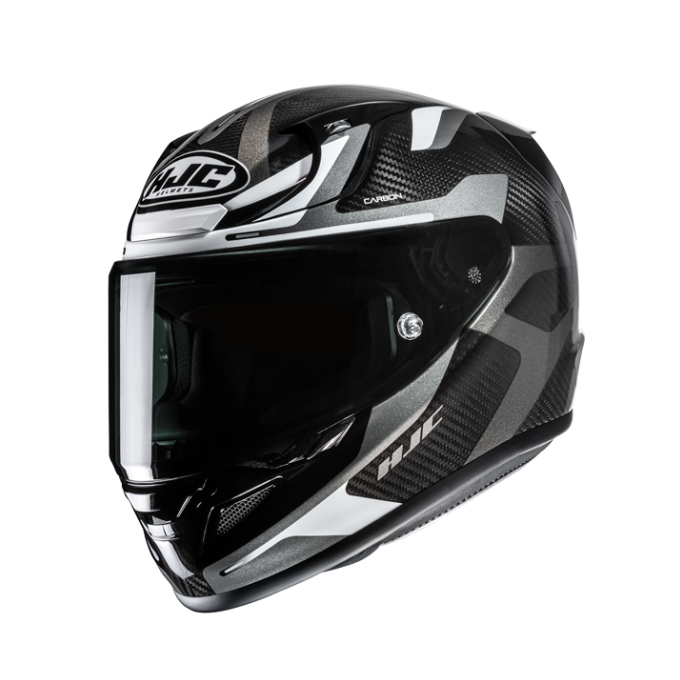CASCO INTEGRAL HJC RPHA 12 CARBON XENTRA NEGRO / BLANCO