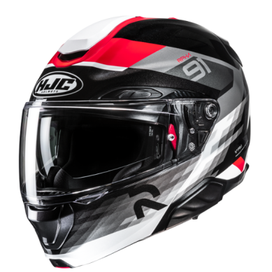 CASCO HJC RPHA 91 NEGRO / ROJO / BLANCO