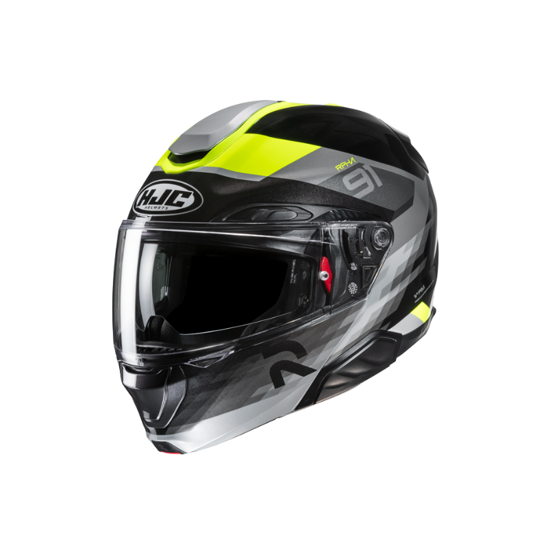 CASCO HJC RPHA 91 MADAL GRIS / NEGRO / AMARILLO