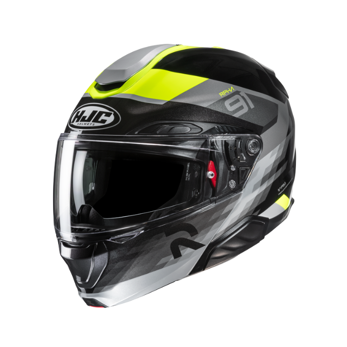 CASCO HJC RPHA 91 MADAL GRIS / NEGRO / AMARILLO
