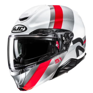 CASCO HJC RPHA 91 FENSH BLANCO / GRIS / ROJO
