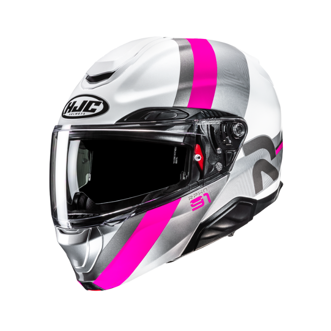 CASCO HJC RPHA 91 FENSH BLANCO / ROSA