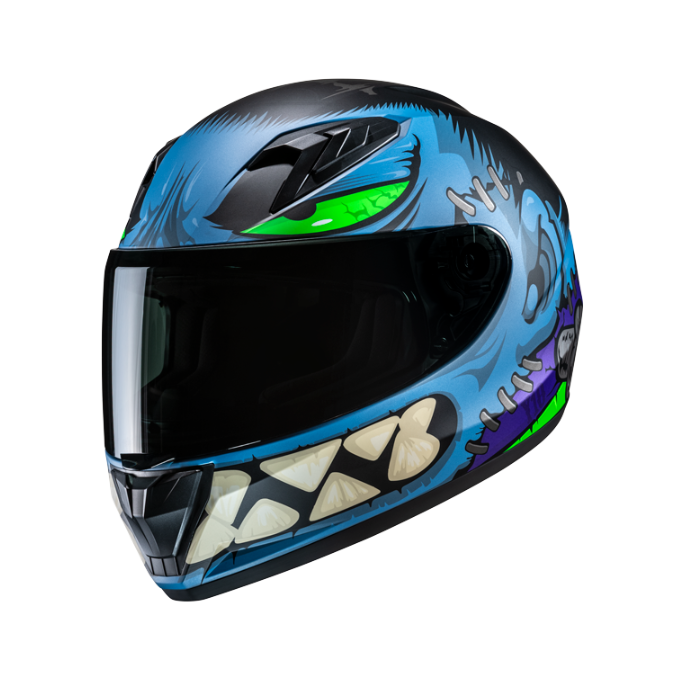 CASCO HJC Y10 FRANK AZUL