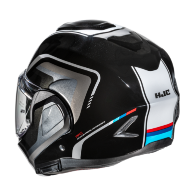 CASCO MODULAR HJC F100 REFF NEGRO / BLANCO / AZUL
