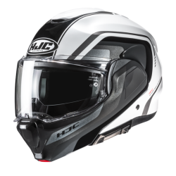 CASCO MODULAR HJC F100 REFF BLANCO / NEGRO