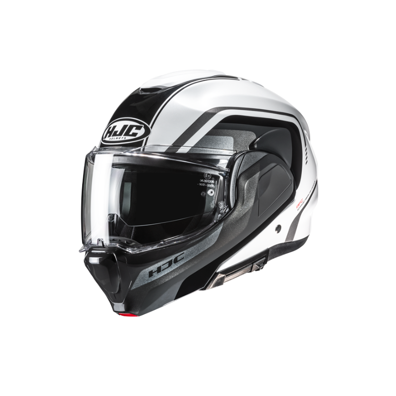 CASCO MODULAR HJC F100 REFF BLANCO / NEGRO