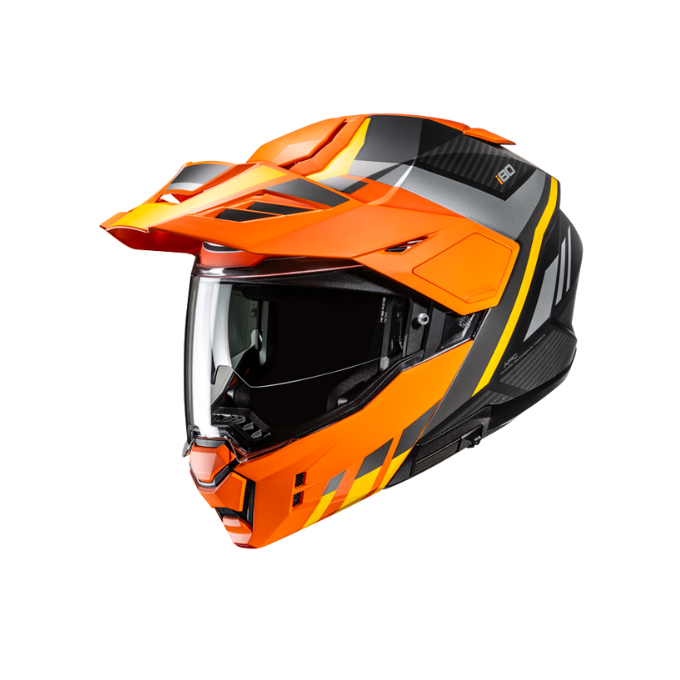 CASCO MODULAR HJC I80 IMES NARANJA / NEGRO