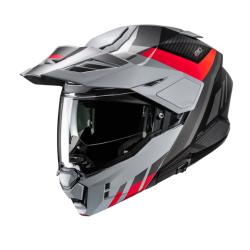 CASCO MODULAR HJC I80 IMES GRIS / ROJO / NEGRO