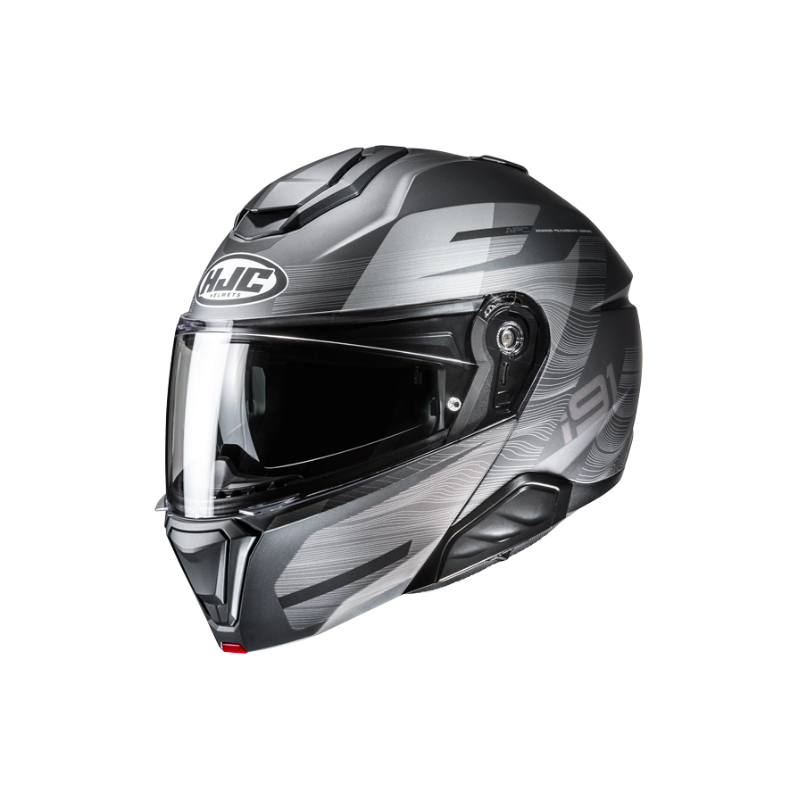 CASCO IMODULAR HJC I91 DUSK NEGRO / AMARILLO NEON