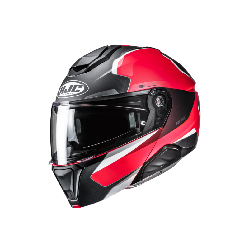 CASCO IMODULAR HJC I91 FELIO NEGRO / ROJO