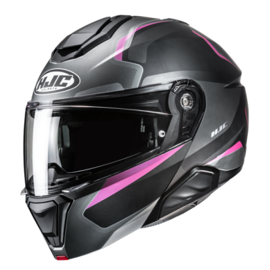 CASCO IMODULAR HJC I91 FELIO NEGRO / ROSA