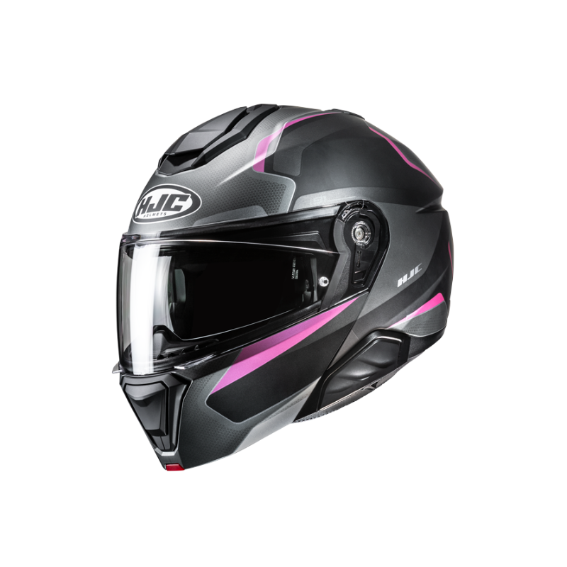 CASCO IMODULAR HJC I91 FELIO NEGRO / ROSA