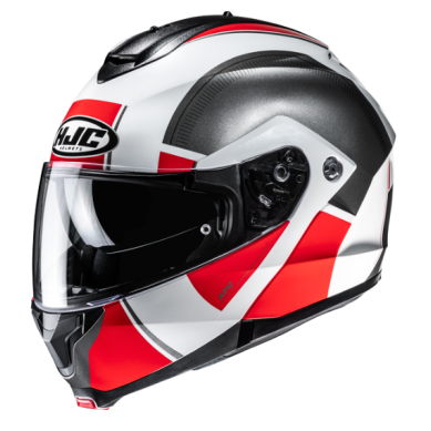 CASCO MODULAR C91N JYN NEGRO / ROJO