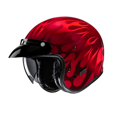 CASCO JET HJC V31 FIRO ROJO