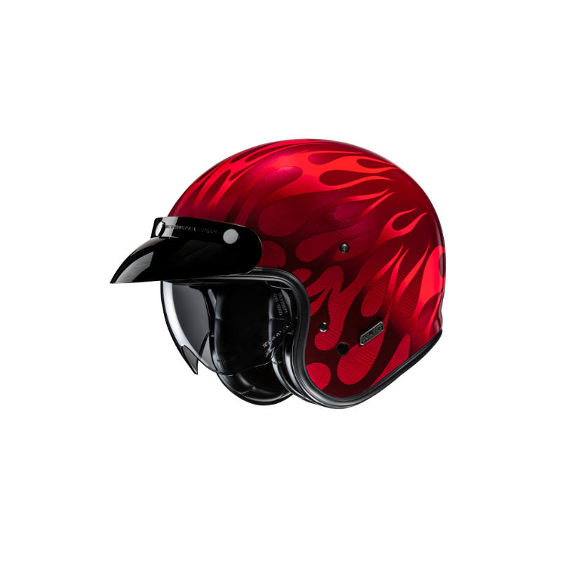CASCO JET HJC V31 FIRO ROJO