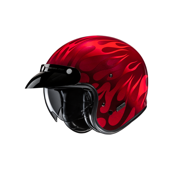 CASCO JET HJC V31 FIRO ROJO