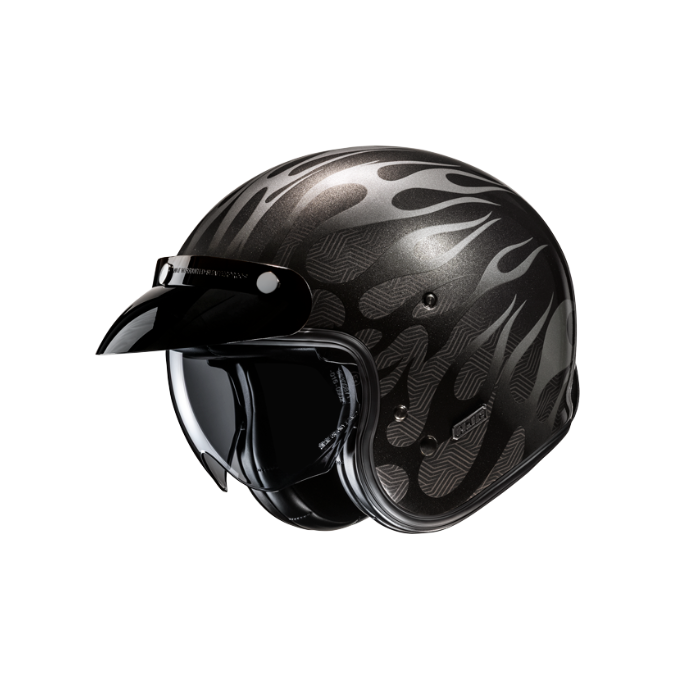 CASCO JET HJC V31 FIRO NEGRO