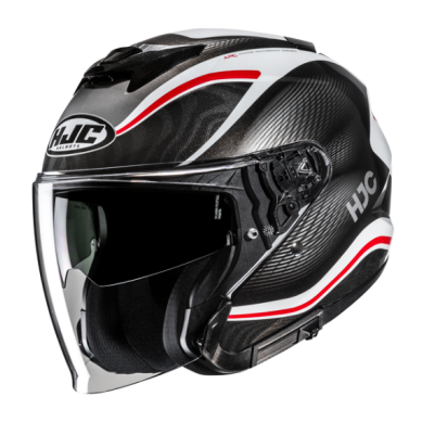 CASCO JET HJC I31 DEPE NEGRO / ROJO