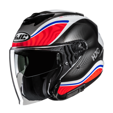 CASCO JET HJC I31 DEPE NEGRO / ROJO / AZUL