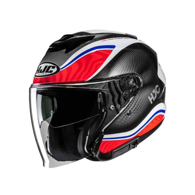 CASCO JET HJC I31 DEPE NEGRO / ROJO / AZUL