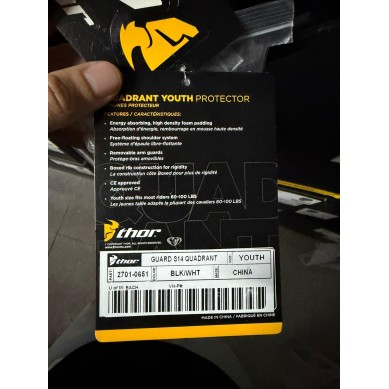 PROTECTOR CORPORAL THOR QUADRANT TALLA joven