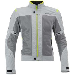 CHAQUETA DE VERANO ACERBIS RAMSEY GRIS / AMARILLO FLUOR