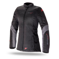 CHAQUETA CORDURA SEVENTY DEGREES SD-JC51 RACING NEGRO / GRIS TALLA XS / L