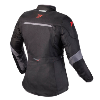 CHAQUETA CORDURA SEVENTY DEGREES SD-JC51 RACING NEGRO / GRIS TALLA XS / L