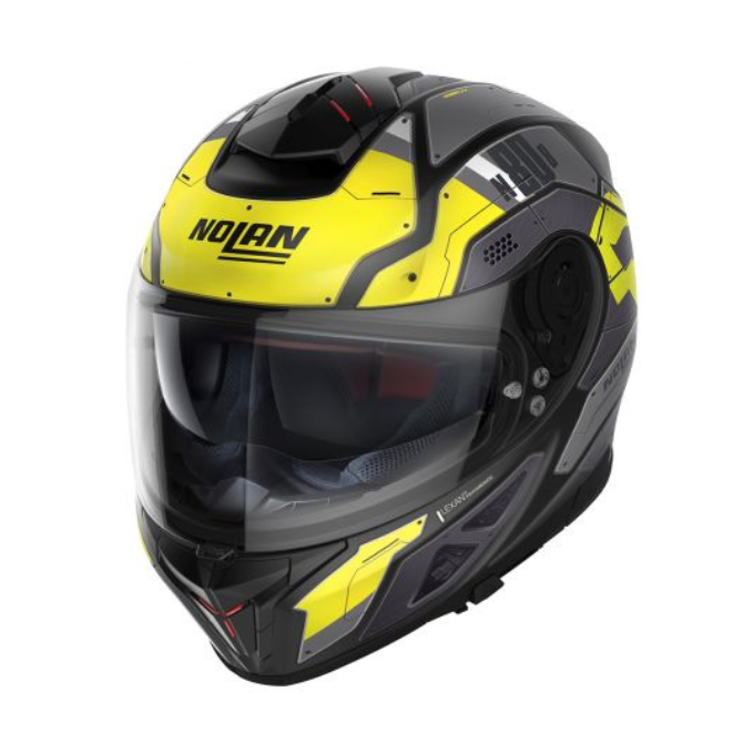 CASCO NOLAN N80-8 STARSCREAM N-COM FLAT BLACK 34 TALLA L