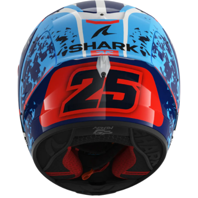 CASCO SHARK REPLICA AERON GP FIM RACING RÉPLICA RAUL FERNANDEZ Azul Azul Blanco