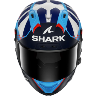 CASCO SHARK REPLICA AERON GP FIM RACING RÉPLICA RAUL FERNANDEZ Azul Azul Blanco