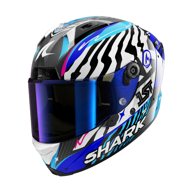 CASCO SHARK AERON SPEED-FANCY Azul